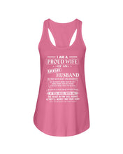Load image into Gallery viewer, I Am A Proud Wife Of An Irish Husband Gift For Family Ladies Flowy Tank