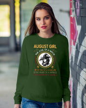 Load image into Gallery viewer, Birthday Gift For August Girl The Soul Of A Witch Sweatshirt