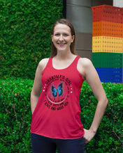 Load image into Gallery viewer, Blue Butterfly Gift For Angel Grandma Your Wings Were Ready Ladies Flowy Tank