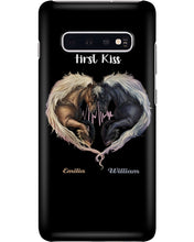 Load image into Gallery viewer, Horses From Our First Kiss Custom Name Gift For Girlfriend Phone case