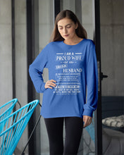 Load image into Gallery viewer, I Am A Proud Wife Of An Irish Husband Gift For Family Unisex Long Sleeve