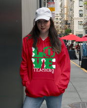 Load image into Gallery viewer, Teaching Love Clover St Patrick's Day Gift Hoodie