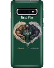 Load image into Gallery viewer, Horses From Our First Kiss Custom Name Gift For Girlfriend Phone case