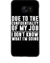 Load image into Gallery viewer, I Don't Know What I'm Doing Black And White Printed Mug Phone case