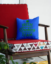 Load image into Gallery viewer, Irsih Drinking Team Green Shamrock St Patrick's Day Pillow Cover