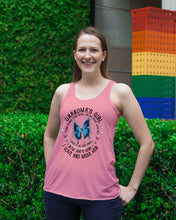 Load image into Gallery viewer, Blue Butterfly Gift For Angel Grandma Your Wings Were Ready Ladies Flowy Tank