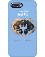 Load image into Gallery viewer, Horses From Our First Kiss Custom Name Gift For Girlfriend Phone case