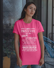 Load image into Gallery viewer, I Am A Proud Wife Of An Irish Husband Gift For Family Guys Tee