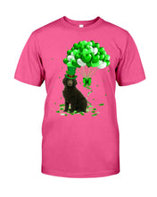 Load image into Gallery viewer, Standard Poodle Patrick Balloons St. Patrick's Day Color Changing Mug Guys Tee