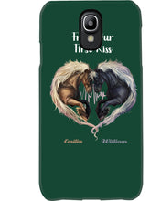 Load image into Gallery viewer, Horses From Our First Kiss Custom Name Gift For Girlfriend Phone case