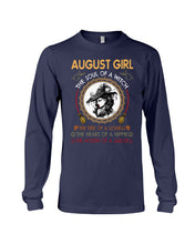 Load image into Gallery viewer, Birthday Gift For August Girl The Soul Of A Witch Unisex Long Sleeve
