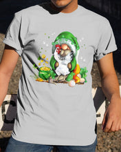 Load image into Gallery viewer, Gnome Pot Of Gold Shamrock St. Patrick's Day Printed Mug Guys Tee