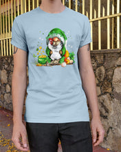 Load image into Gallery viewer, Gnome Pot Of Gold Shamrock St. Patrick's Day Printed Mug Guys Tee