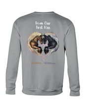 Load image into Gallery viewer, Horses From Our First Kiss Custom Name Gift For Girlfriend Sweatshirt