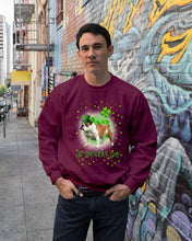 Load image into Gallery viewer, Bulldog Leprechaun Clover St Patrick's Day Gift For Dog Lovers Sweatshirt