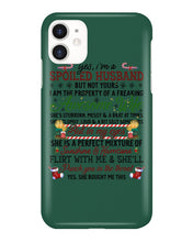 Load image into Gallery viewer, Perfect Gift For Husband Christmas Punch You In The Threat Phone case