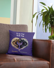 Load image into Gallery viewer, Horses From Our First Kiss Custom Name Gift For Girlfriend Pillow Cover