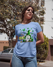 Load image into Gallery viewer, Leprechaun Gnome One Lucky Lala Clover St Patrick's Day Gift Ladies Tee