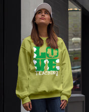Load image into Gallery viewer, Teaching Love Clover St Patrick's Day Gift Sweatshirt