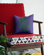 Load image into Gallery viewer, Irsih Drinking Team Green Shamrock St Patrick's Day Pillow Cover