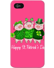 Load image into Gallery viewer, Pig Wear Plaid Shirt And Top Hat St Patrick's Day Gift Phone case
