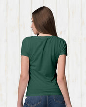 Load image into Gallery viewer, My Angel Grandpa Who Watched Over My Back Ladies Tee