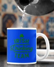 Load image into Gallery viewer, Irsih Drinking Team Green Shamrock St Patrick's Day Mug