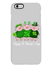 Load image into Gallery viewer, Pig Wear Plaid Shirt And Top Hat St Patrick's Day Gift Phone case