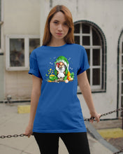 Load image into Gallery viewer, Gnome Pot Of Gold Shamrock St. Patrick's Day Printed Mug Guys Tee