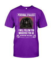 Load image into Gallery viewer, Black Pekingese Personal Stalker St. Patrick's Day Printed Mug Guys Tee