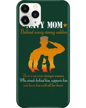 Load image into Gallery viewer, Son Gift For Navy Mom Behind Every Strong Soldier Phone case