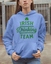 Load image into Gallery viewer, Irsih Drinking Team Green Shamrock St Patrick's Day Hoodie