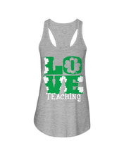 Load image into Gallery viewer, Teaching Love Clover St Patrick's Day Gift Ladies Flowy Tank