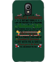 Load image into Gallery viewer, Perfect Gift For Husband Christmas Punch You In The Threat Phone case