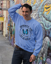 Load image into Gallery viewer, Blue Butterfly Gift For Angel Grandma Your Wings Were Ready Sweatshirt
