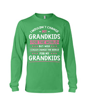 Load image into Gallery viewer, I Could Change The World For My Grandkids Unisex Long Sleeve