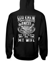 Load image into Gallery viewer, God Knew I Needed An Angel Gift For Husband Hoodie