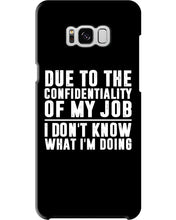 Load image into Gallery viewer, I Don't Know What I'm Doing Black And White Printed Mug Phone case
