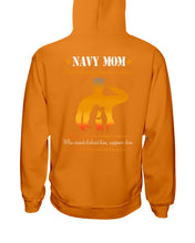 Load image into Gallery viewer, Son Gift For Navy Mom Behind Every Strong Soldier Hoodie