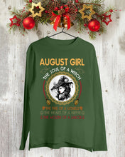 Load image into Gallery viewer, Birthday Gift For August Girl The Soul Of A Witch Unisex Long Sleeve
