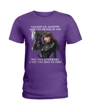 Load image into Gallery viewer, Nacido En Agosto Tome Una Pruera De Ad Birthday Gift Ladies Tee
