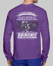 Load image into Gallery viewer, Amazing Gift For Husband She Love Me So Much Skull Unisex Long Sleeve