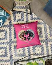 Load image into Gallery viewer, Horses From Our First Kiss Custom Name Gift For Girlfriend Pillow Cover