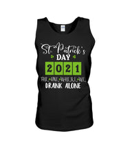 Load image into Gallery viewer, The One Where We Drank Alone St Patrick's Day Gift Unisex Tank Top