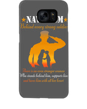 Load image into Gallery viewer, Son Gift For Navy Mom Behind Every Strong Soldier Phone case