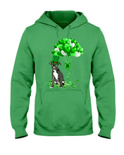 Load image into Gallery viewer, Staffordshire Bull Terrier Patrick Balloons St. Patrick's Day Color Changing Mug Hoodie
