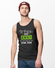 Load image into Gallery viewer, The One Where We Drank Alone St Patrick's Day Gift Unisex Tank Top