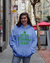 Load image into Gallery viewer, Irsih Drinking Team Green Shamrock St Patrick's Day Hoodie