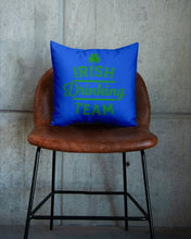 Load image into Gallery viewer, Irsih Drinking Team Green Shamrock St Patrick's Day Pillow Cover