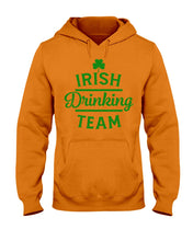 Load image into Gallery viewer, Irsih Drinking Team Green Shamrock St Patrick's Day Hoodie